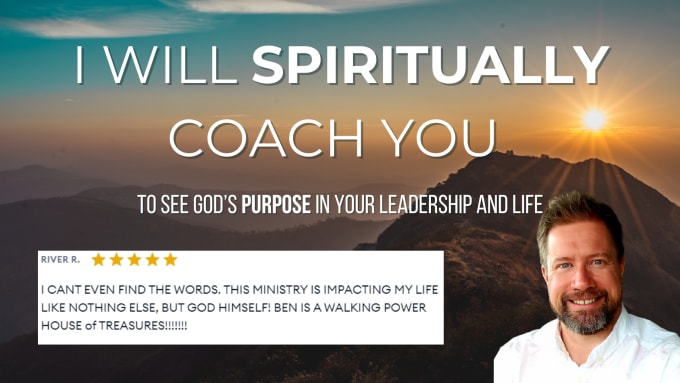 Bestseller - spiritually coach you to see gods purpose in your leadership and life