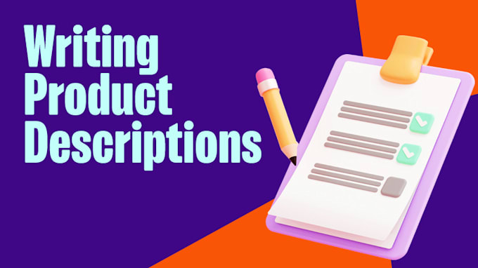 Gig Preview - Write product descriptions and blogs