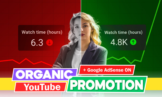 Gig Preview - Do organic youtube video promotion for channel growth