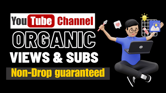 Gig Preview - Do fast organic views, subscribes for youtube monetization