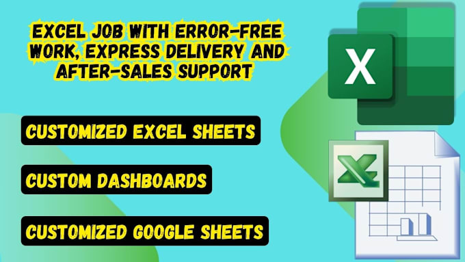 Bestseller - help you with complex formulas, dashboard, custom excel and googlesheets