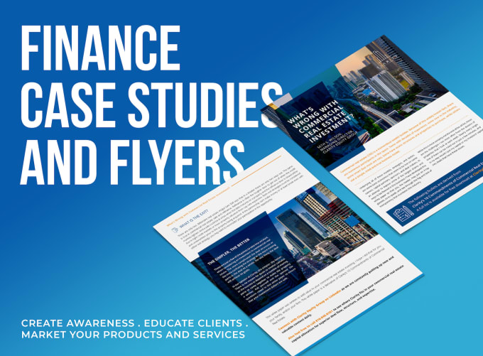 Gig Preview - Design a professional finance flyer or leaflet