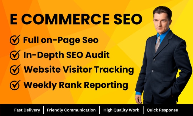 Gig Preview - Do best optimization your website with expert e commerce seo services expert