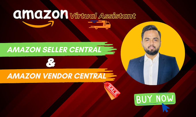 Gig Preview - Manage amazon seller central and amazon vendor central