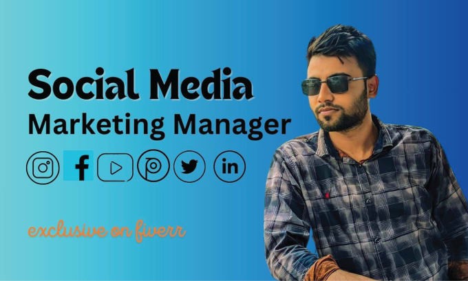 Gig Preview - Be your professional social media marketing manager