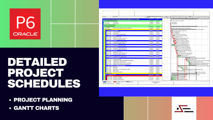 Gig Preview - Prepare project planning, schedule projects and gantt chart