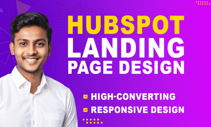 Gig Preview - Create high converting and responsive hubspot landing page