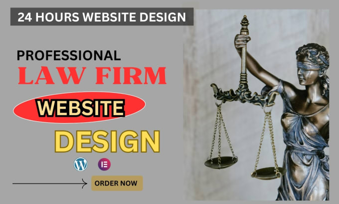 Gig Preview - Do law, legal, attorney, law firm, notary, lawyer wordpress website