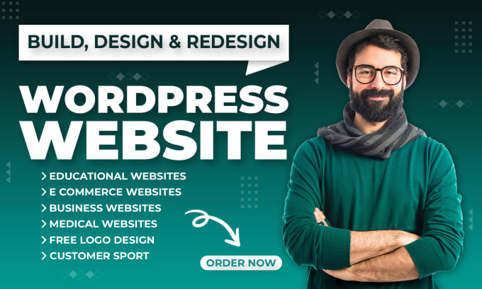 Gig Preview - Develop and design a professional wordpress business website