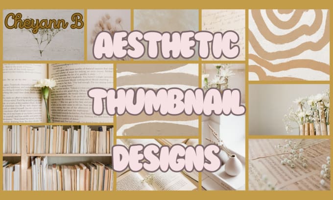 Gig Preview - Create an aesthetic thumbnail for your youtube video