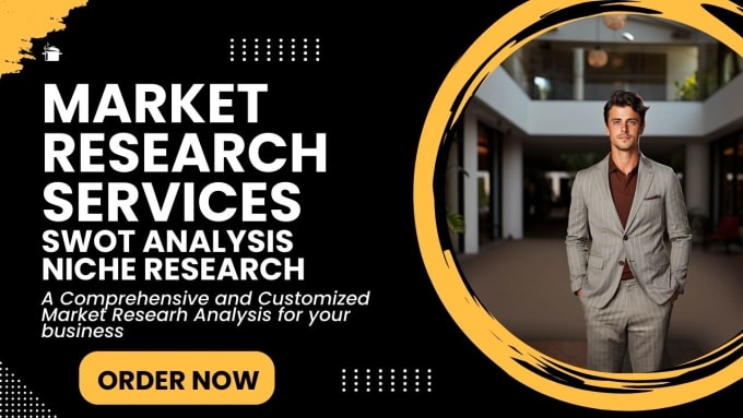 Gig Preview - Do market research, niche, and swot analysis