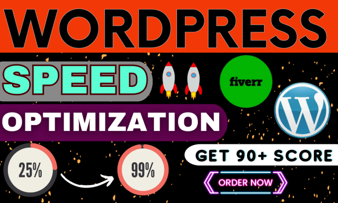 Bestseller - do wordpress speed optimization,fix core web vitals, improve pagespeed insights