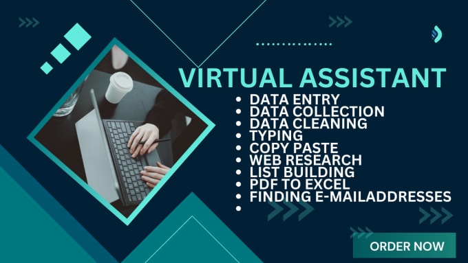 Gig Preview - Do data entry in excel and serve you as virtual assistant