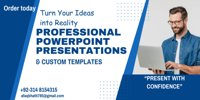 Gig Preview - Make pro powerpoint presentations, designs and pitch decks