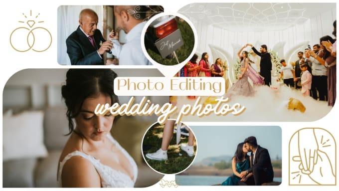 Gig Preview - Do affordable, pro wedding photo editing, culling on fiverr