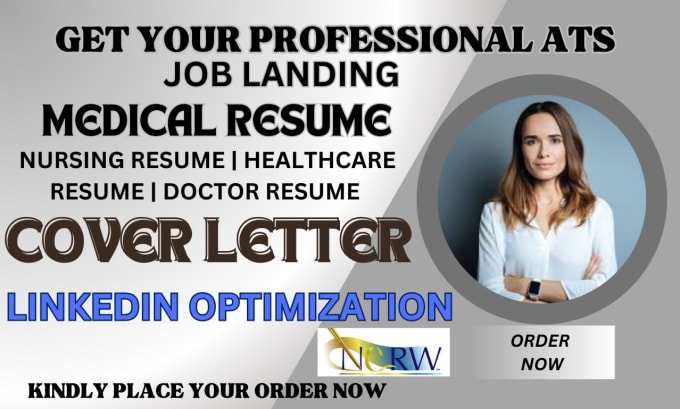 Gig Preview - Craft a resume writing for medical resume, nursing resume, healthcare resume