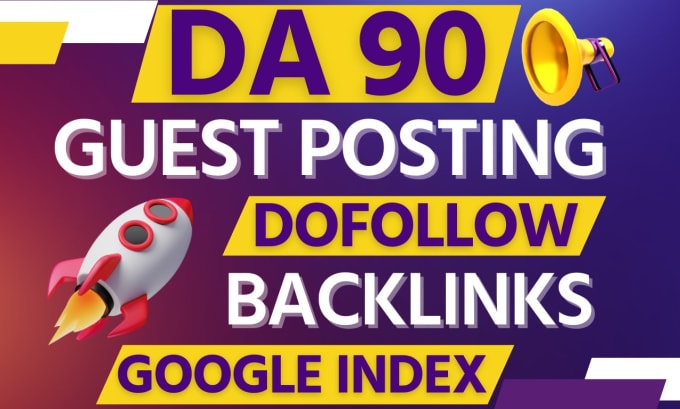 Gig Preview - Write and publish article on high da90 blogs with SEO dofollow backlinks