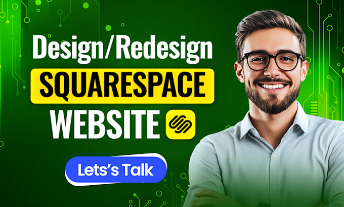 Gig Preview - Do responsive squarespace website, design or redesign squarespace landing page