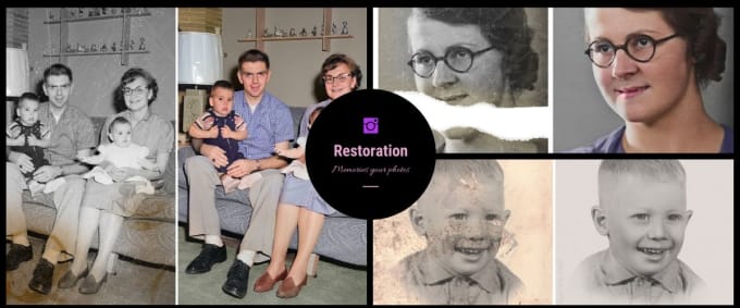 Bestseller - restore old photos, fix, and colorize in 12 hours