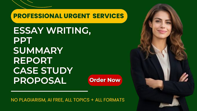 Gig Preview - Do essay writing, business essays, marketing essays, economic reports