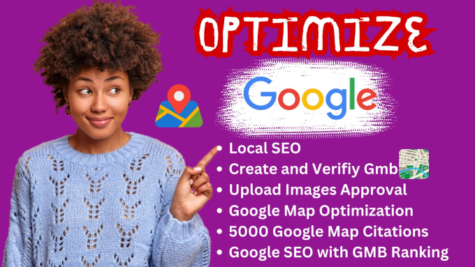 Gig Preview - Setup, create optimize reinstate gmb profile listing for local seo map citations