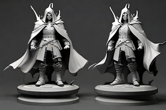 Gig Preview - Sculpt 3d model, 3d toy, action figure, bjd model dnd, stl file for 3d printing