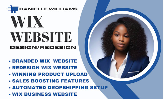 Gig Preview - Design, redesign wix website, design wix, redesign wix