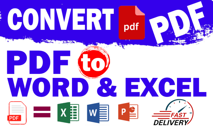 Gig Preview - Convert PDF to word, google docs typing services