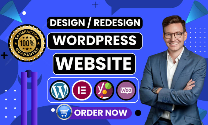 Gig Preview - Build, design, redesign, fix, clone, revamp, copy rebuild wordpress website