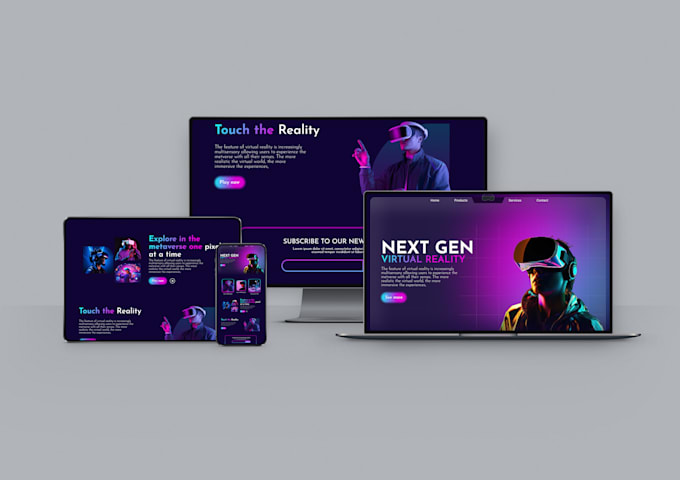 Gig Preview - Create a responsive animated landing page and website design