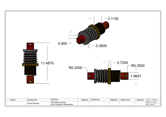 Gig Preview - Create 2d technical drawings of the product or a hand sketch in autocad