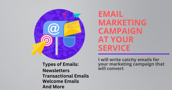 Gig Preview - Elevate your brand with tailored, impactful email campaigns