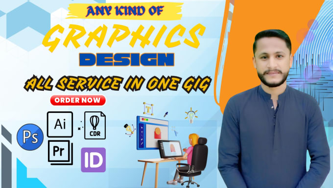 Gig Preview - All graphic designs and other photoshop illustrator tasks