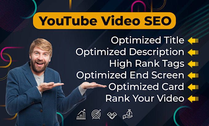 Gig Preview - Do best organic youtube video SEO and promotion service