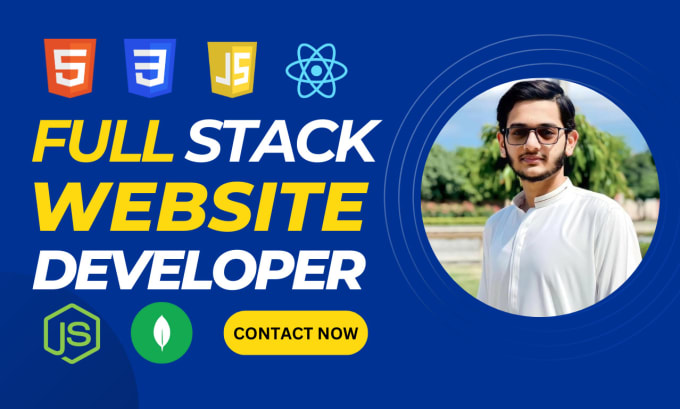 Gig Preview - Be your full stack web developer mern stack developer