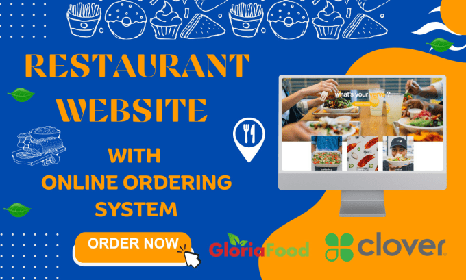 Gig Preview - Design restaurant website, design food website and setup online food ordering