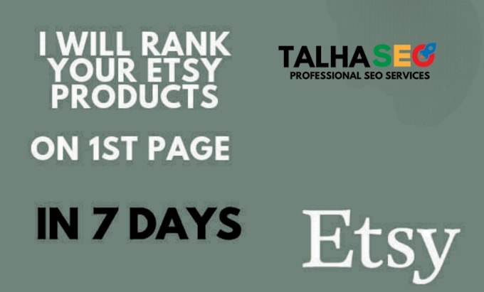 Gig Preview - Rank your etsy product on the first page