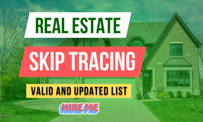 Gig Preview - Be accurate skip tracer for real estate skip tracing