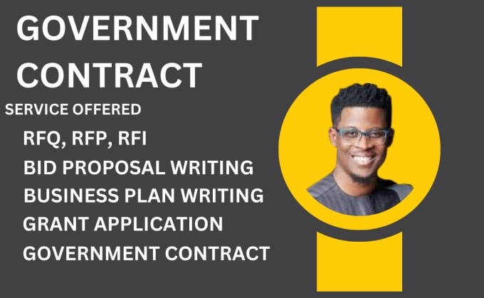 Gig Preview - Do government contract, bid proposal writing, rfq, rfp, rfi, business plan