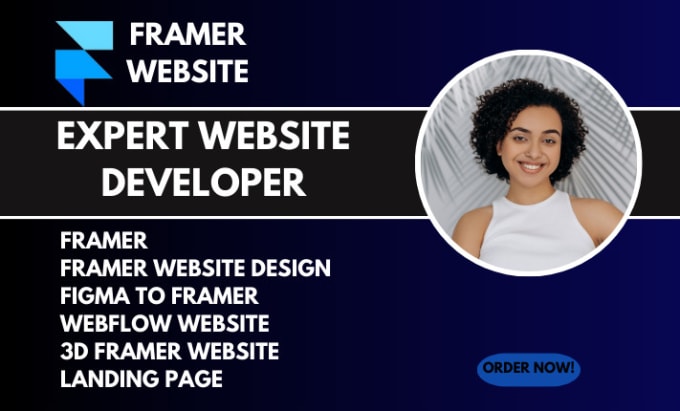 Gig Preview - Framer website design framer landing page figma to framer wix