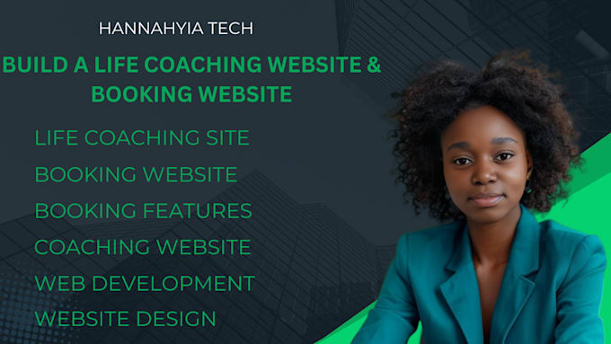 Gig Preview - Build life coaching consultation website booking features