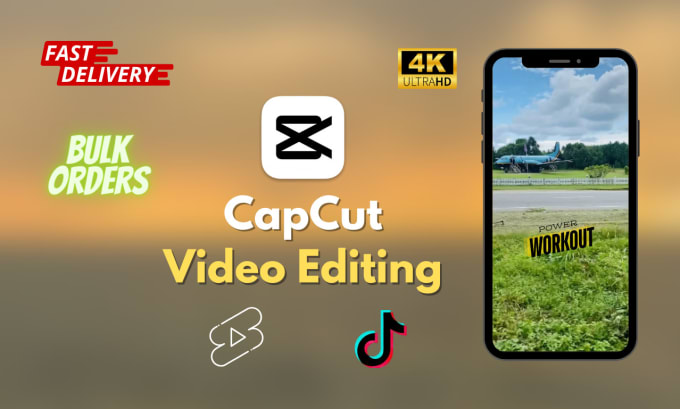 Gig Preview - Create any kind of editing using capcut