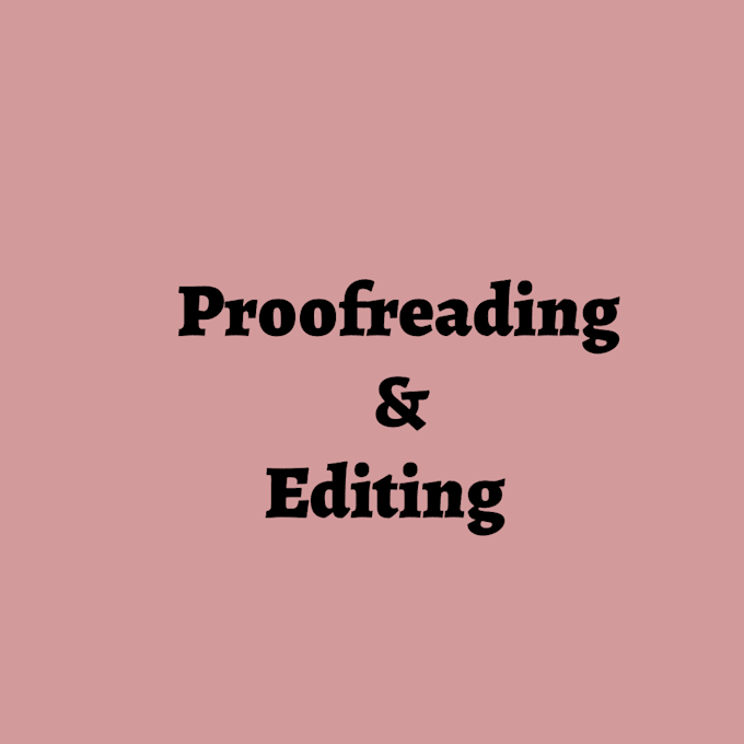 Gig Preview - Proofread and edit your documents in apa 7