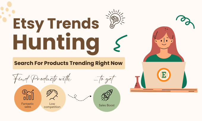 Gig Preview - Research the latest trends on etsy in any niches