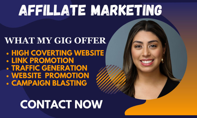 Gig Preview - Promote shopify marketing website affiliate email campaign generation