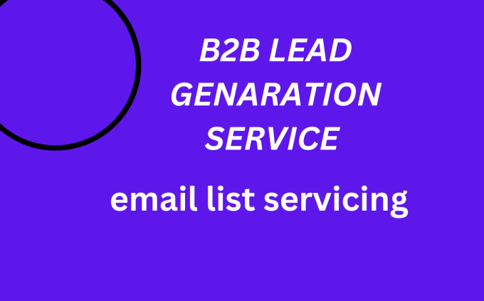 Bestseller - do b2b lead genaration linkdin lead and  email list etc