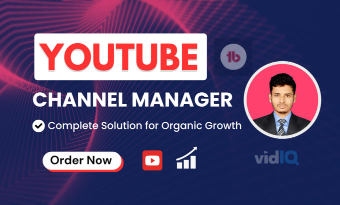 Gig Preview - Be your youtube channel manager for organic growth and ranking