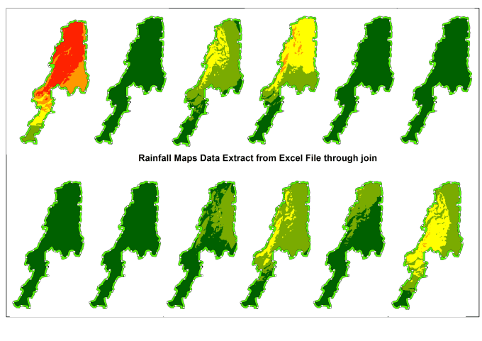 Gig Preview - Join your excel data convert into shapefile and different analysis in arcgis