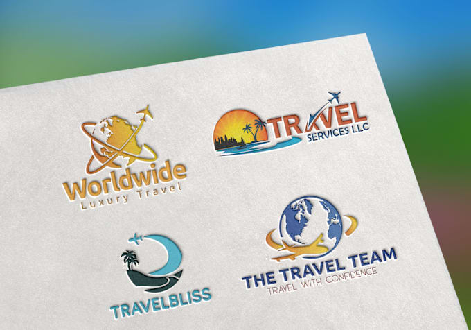 Gig Preview - Design, tourism, hiking, adventure, travel agency logo