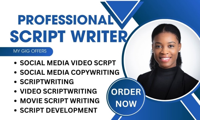 Gig Preview - Do scriptwriting,social media copywriting,social media video script,movie script